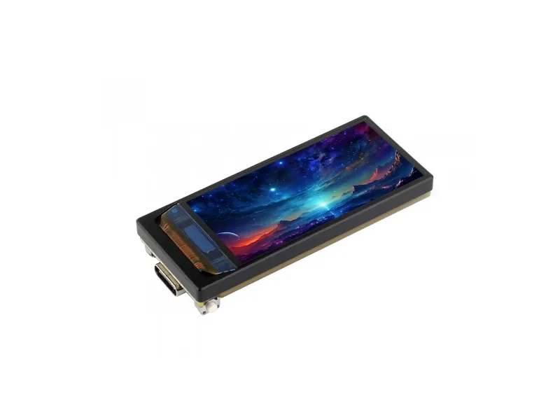 Slim AMOLED screen, 1.91-inch