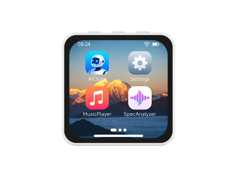 Square AMOLED screen, 2.16-inch