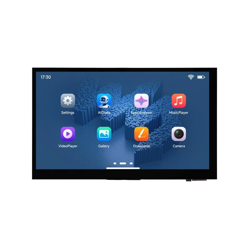 7-inch touch screen